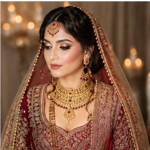 Bridal makeup