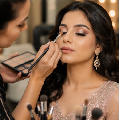 Makeup session